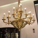 Đèn chùm đồng nến 1275GHOBU